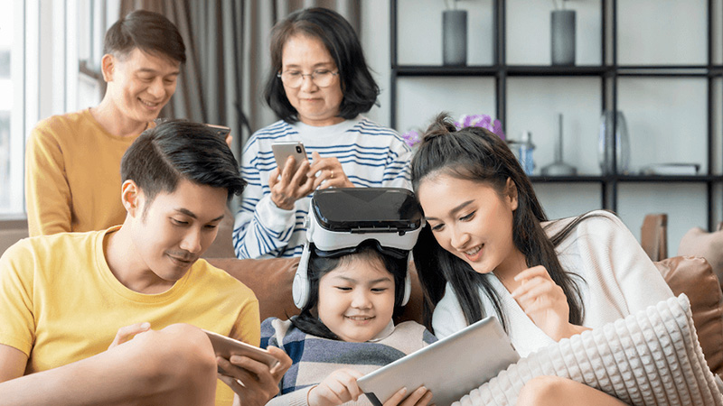 Internet FPT WiFi 6 tốc độ tới 1 Gbps, phủ sóng mạnh, đa thiết bị – giải pháp hoàn hảo cho gia đình hiện đại.